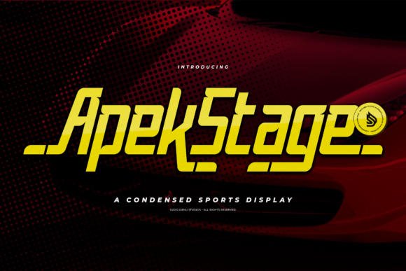 Apek Stage: A Futuristic Font for Impactful Marketing