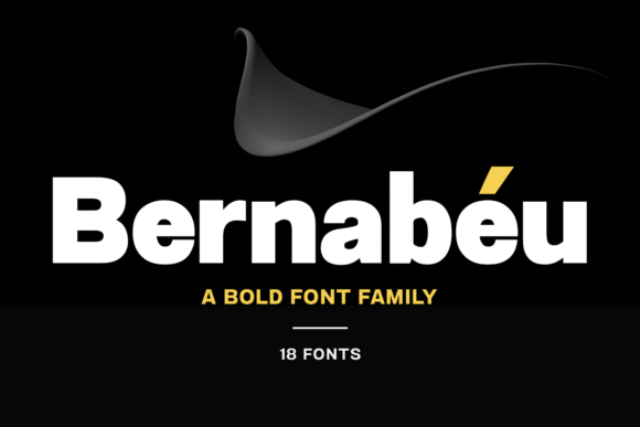 Bernabeu: A Bold Font for Business