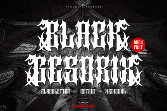 Black Gesorix: A Bold Blackletter Font