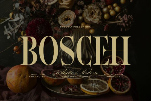 Bosceh: A Premium Serif Font