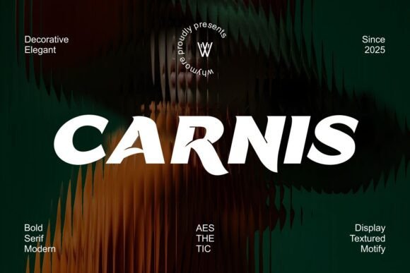 Carnis: A Bold Display Font for Web Design