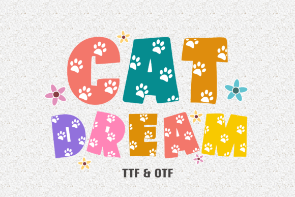 Cat Dream: A Bold, Playful Font for Creative Brands