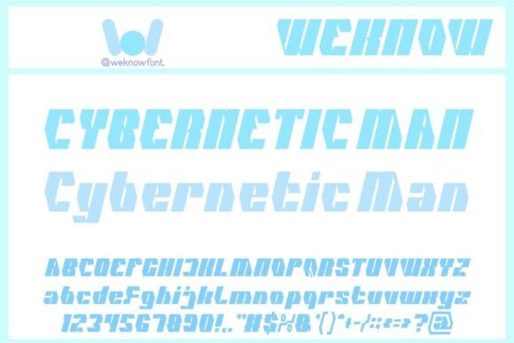 Cybernetic Man: A Bold Font for Business