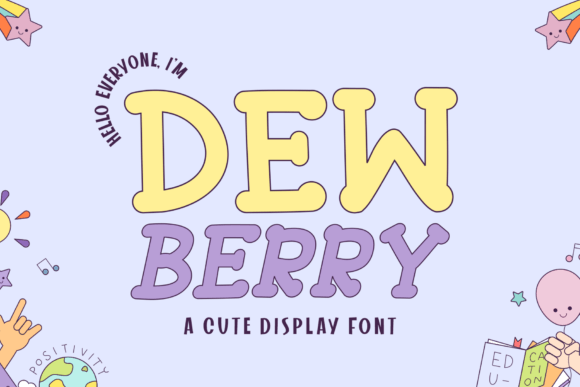Dewberry: A Delicate Display Font