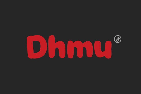 Dhmu Font: Bold & Unapologetic