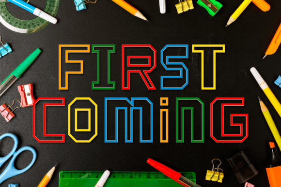 First Coming: A Bold Display Font