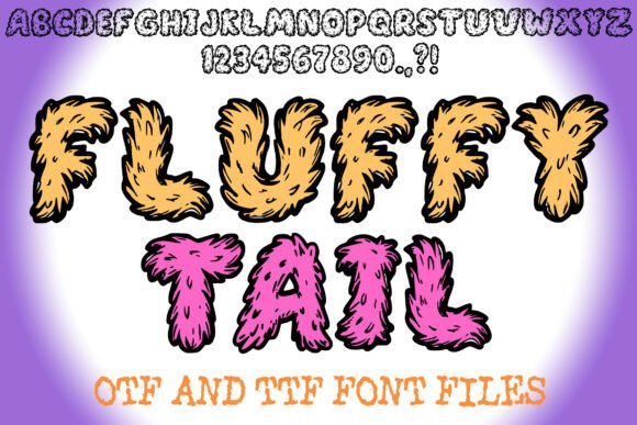 Fluffy Tail Font: Playful Design for Digital Marketing