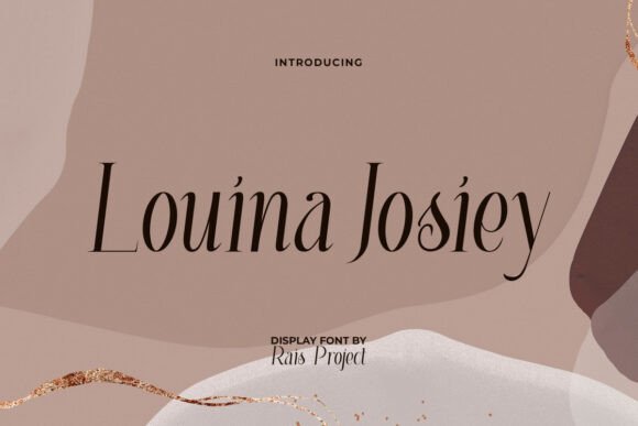 Louina Josiey Font for Web Design