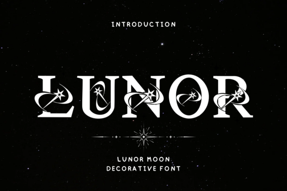 Lunor Moon Font: Celestial Charm for Crafters