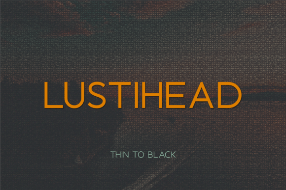 Lustihead: A Modern Font for Creative Projects