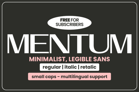 Mentum: A Modern Sans Serif Review
