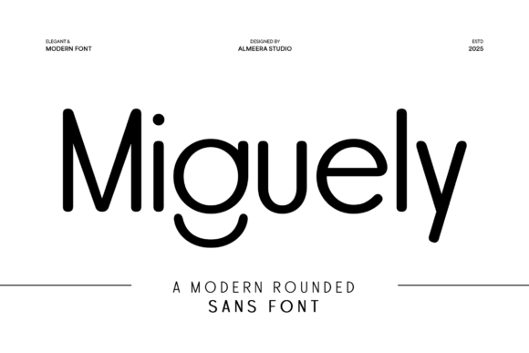 Miguely: A Modern Sans Font for Web Design
