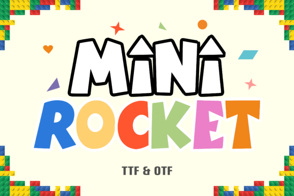 Mini Rocket Font for Web Design