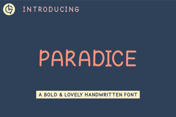 Paradice: A Bold Handwritten Font for Web Design