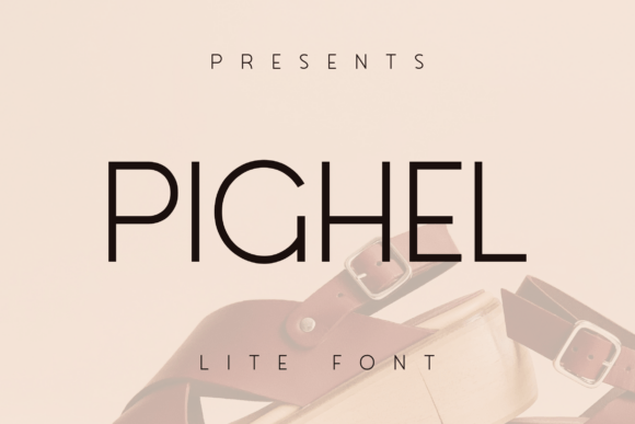 Pighel: A Modern Sans Serif for Elegant Design