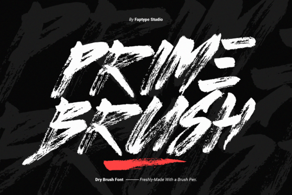 Prime Brush Font for Creative Makers