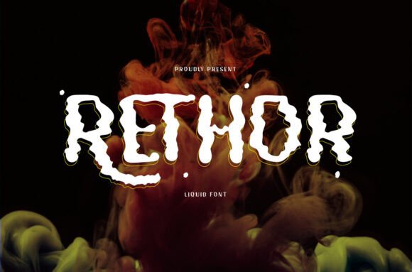 Rethor: A Bouncy Display Font