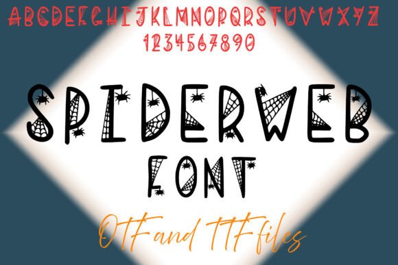 Spiderweb Font: Eerie Elegance for Creative Projects
