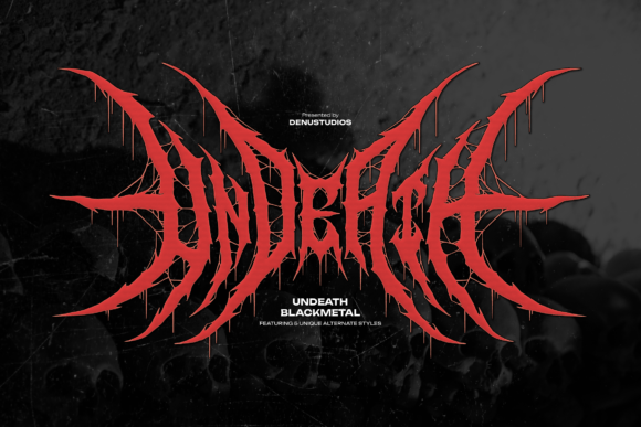 Undeath: A Bold Font for Business