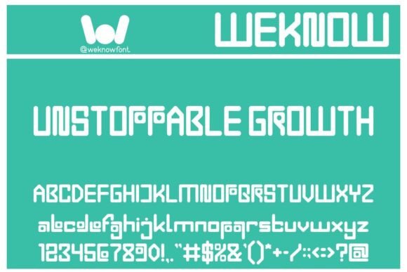 Unstoppable Growth: A Font That Moves Markets