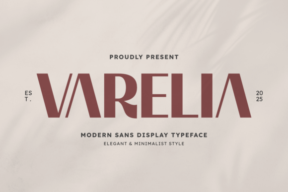 Varelia: A Modern Sans Font for Elegant Design