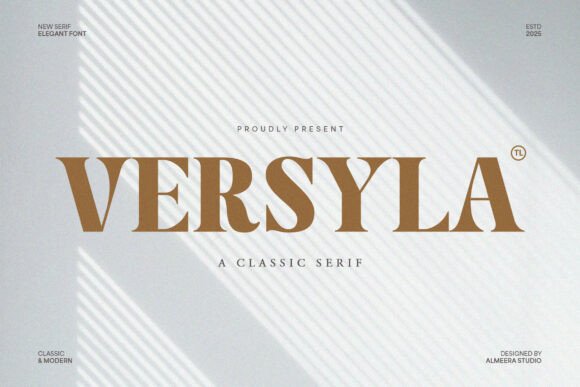 Versyla: A Font for Elegant Business Design