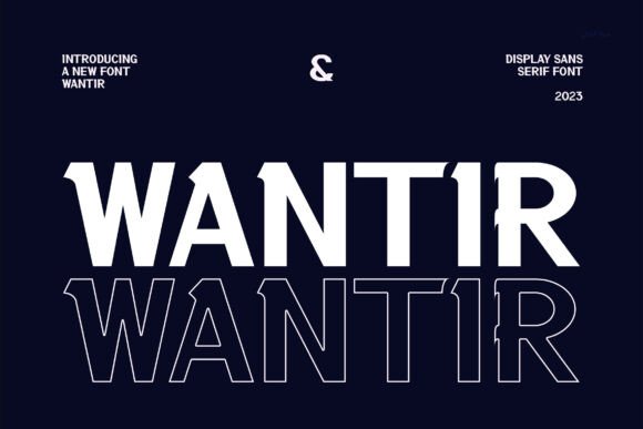 Wantir: A Modern Sans Serif for Editorial Design