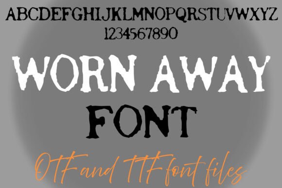 Worn Away Font for Bold Campaigns